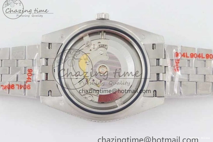 0224 Refined Datejust 41 SS Full Diamonds TWF 1:1 Best Edition Gray Roman Markers Dial on Jubilee Bracelet A 2389